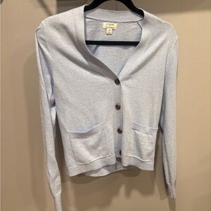NWOT J. Crew Women's Soft Blue Cardigan